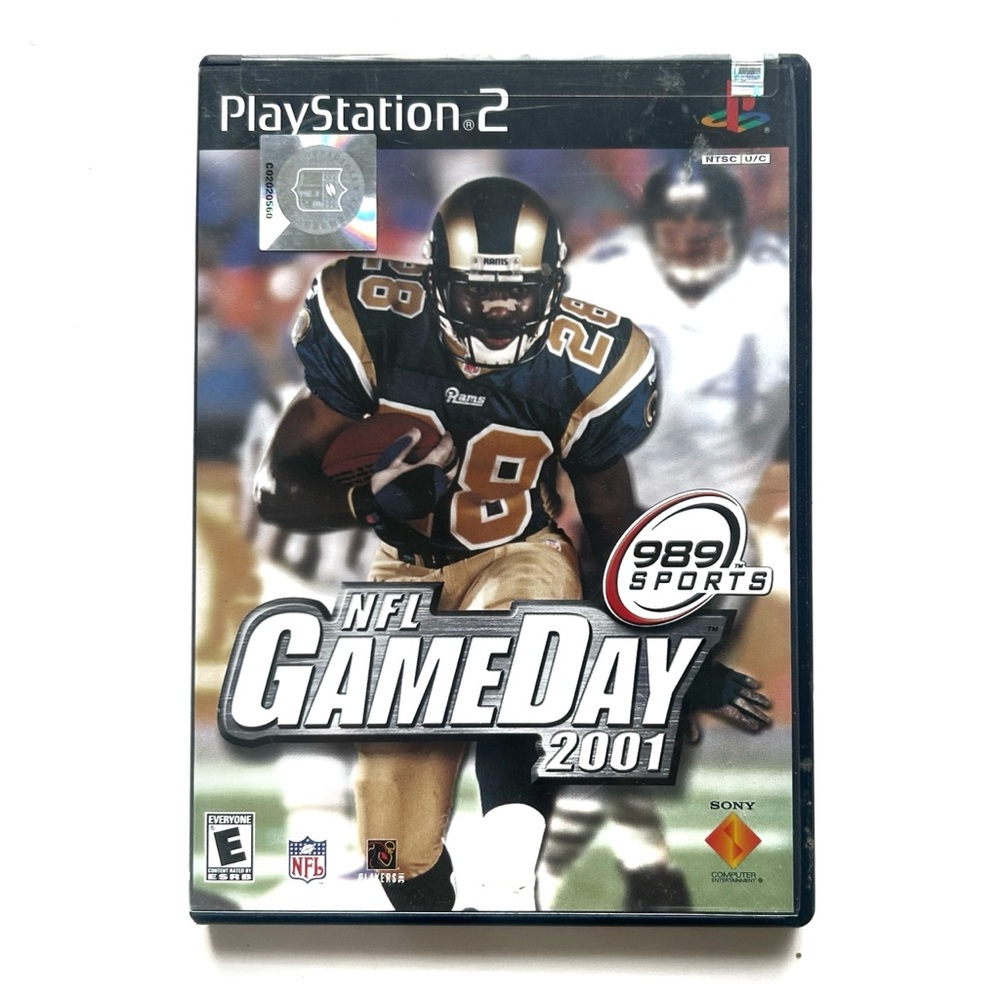 NFL GameDay 2001 PlayStation 2 PS2 Video Game Football 989 Sports Everyone Y2K